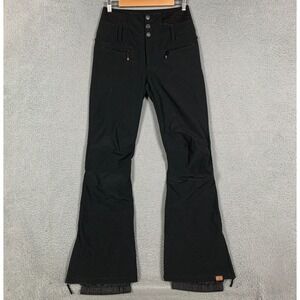 Roxy Rising High Pants Women's Medium True Black Fleece Lined Snow Ski DryFlight